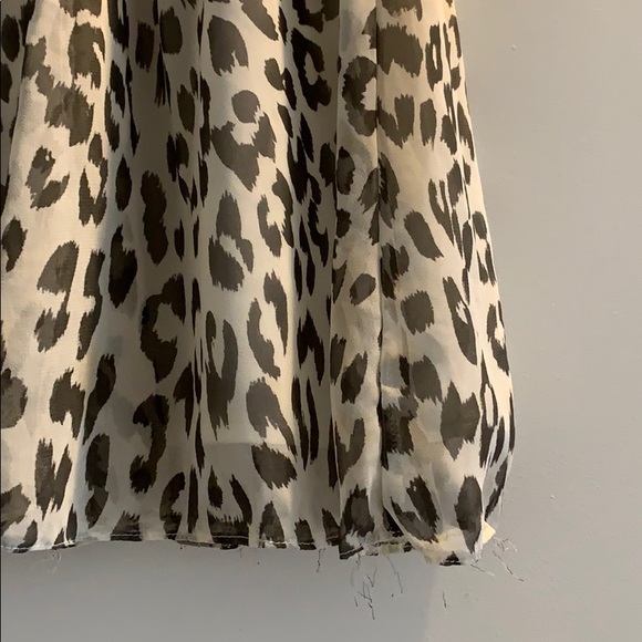 Aqua leopard skirt - Picture 3 of 5